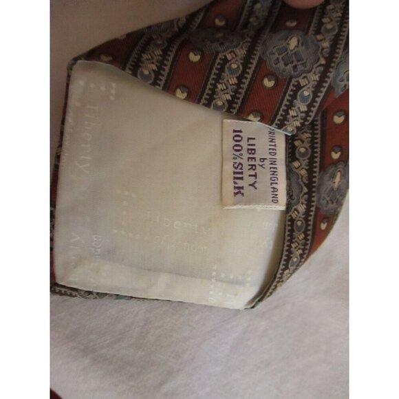 Vintage Mens Silk Neck Tie 3” 54" Liberty england - Picture 3 of 6